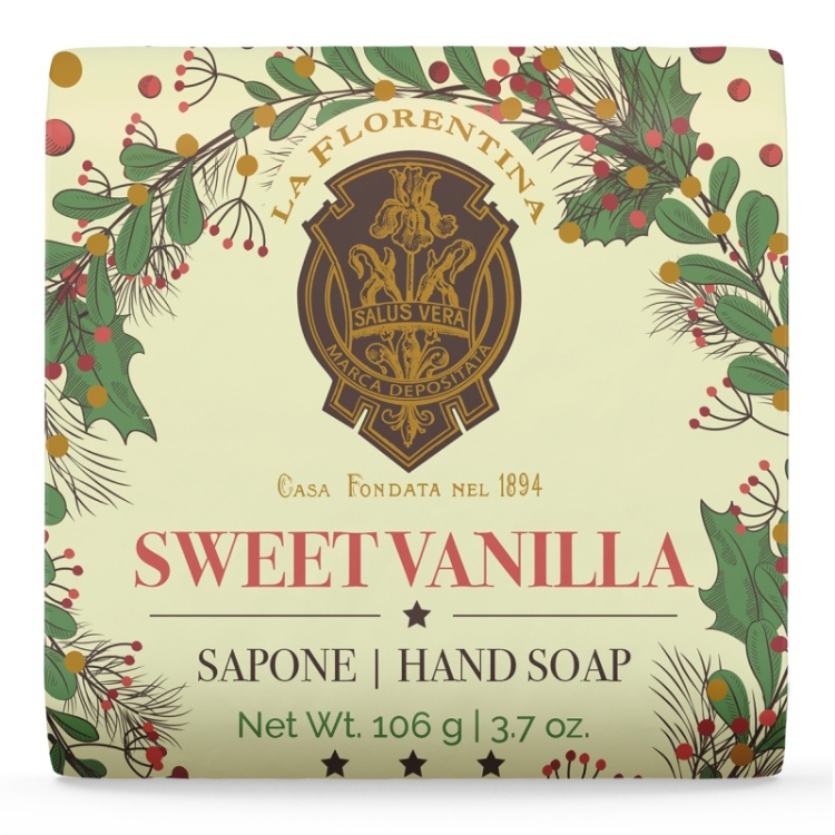Мыло туалетное твёрдое La Florentina Sweet vanilla 106 г