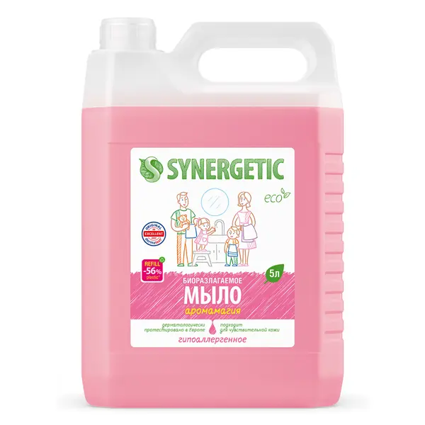Мыло жидкое для рук Synergetic аромамагия 5л
