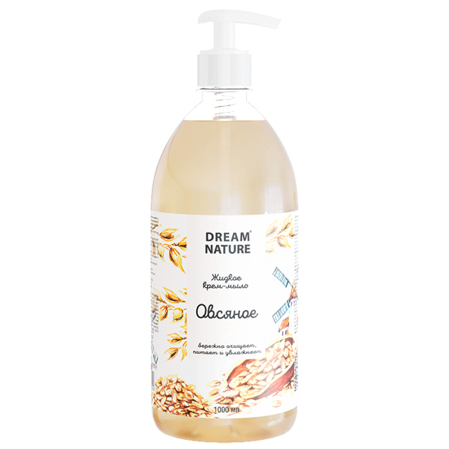 мыло жидкое DREAM NATURE Овсяное 1л