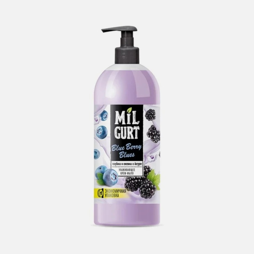 Мыло жидкое Milgurt голубика и ежевика 860 г