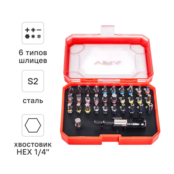 Набор бит магнитных Vira 554106, 32 шт.