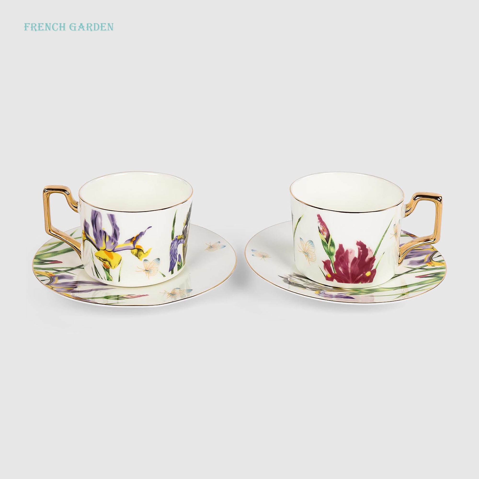 Набор чайный French garden Ирисы, 4 предмета