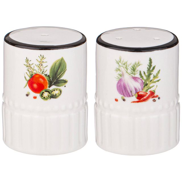 набор для специй LEFARD Kitchen passions 4,8х4,8х6,4см 2 предмета фарфор