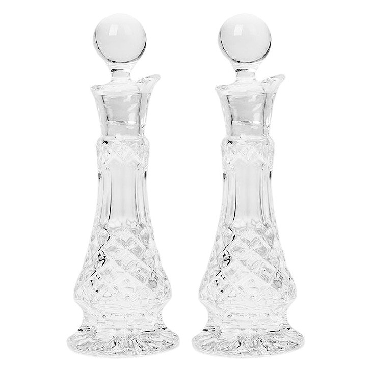 Набор графинов для масла и уксуса Crystal Bohemia Diamond (290/48512/1/60500/010-209)
