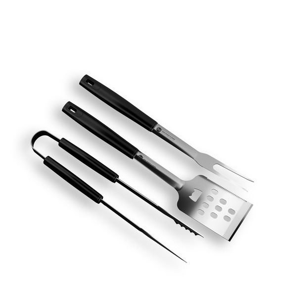 Набор грильмена 800 Degrees Barbecue Tools Red line с покрытием soft-touch 3 предмета