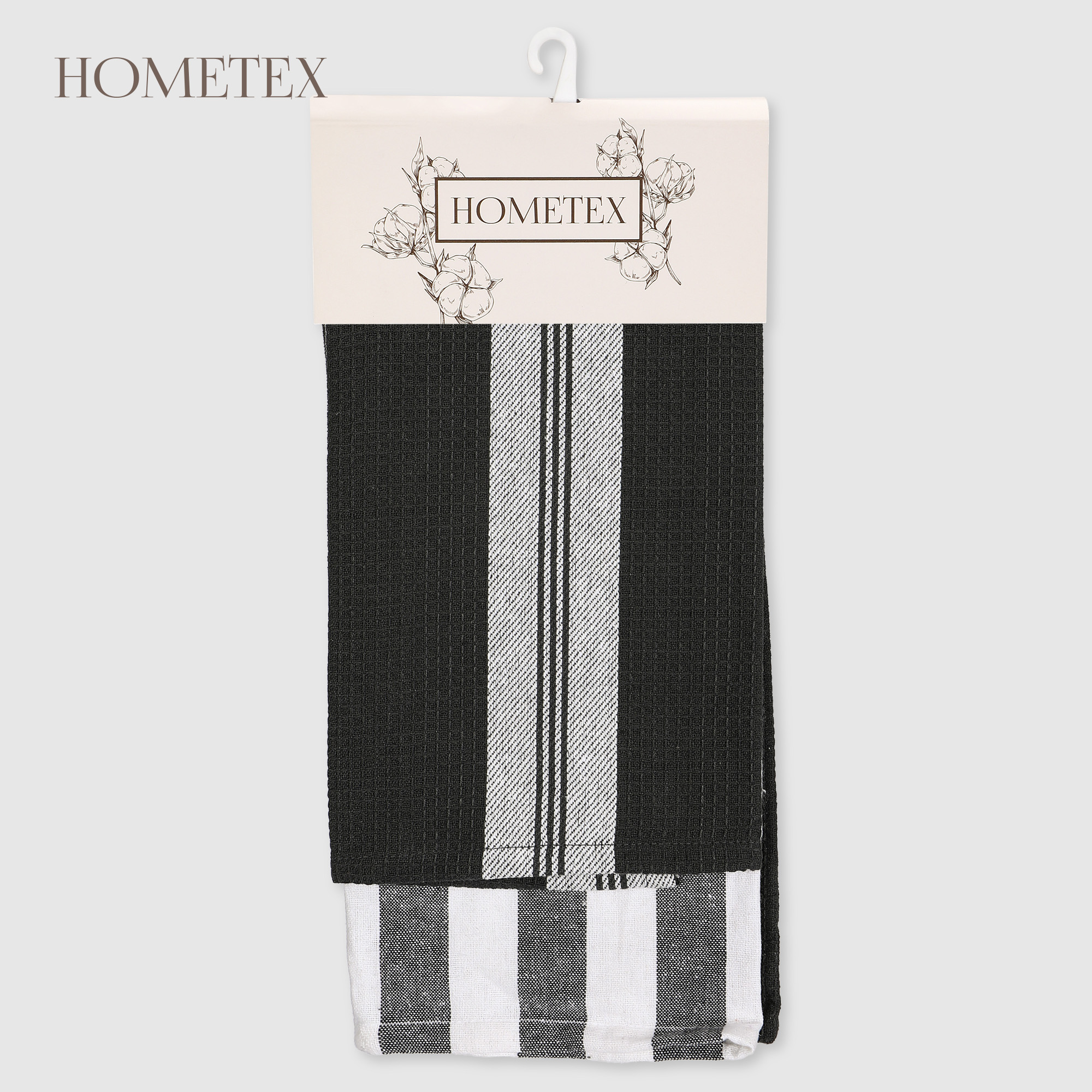 Набор кухонных полотенец Hometex полоска 2шт 45х70 см