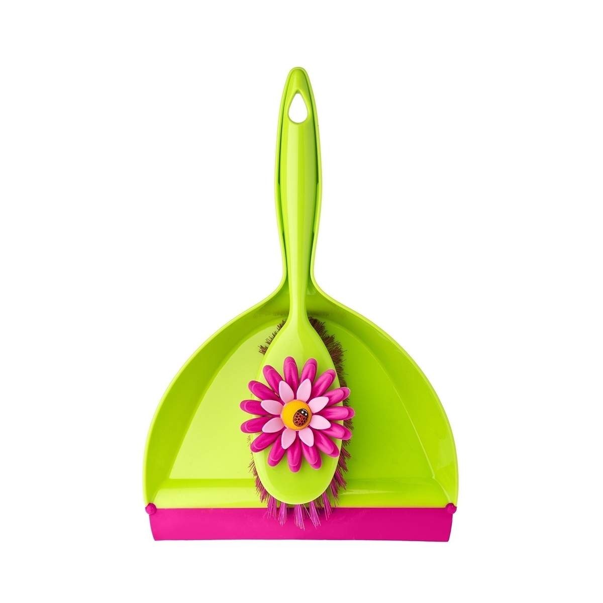 Набор кухонный Vigar Flower power щетка с совком