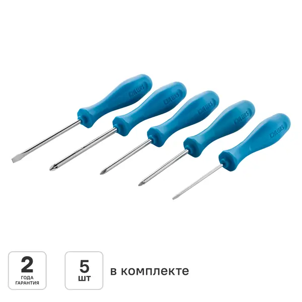Набор отверток DILWIS MER13D, 5 шт.