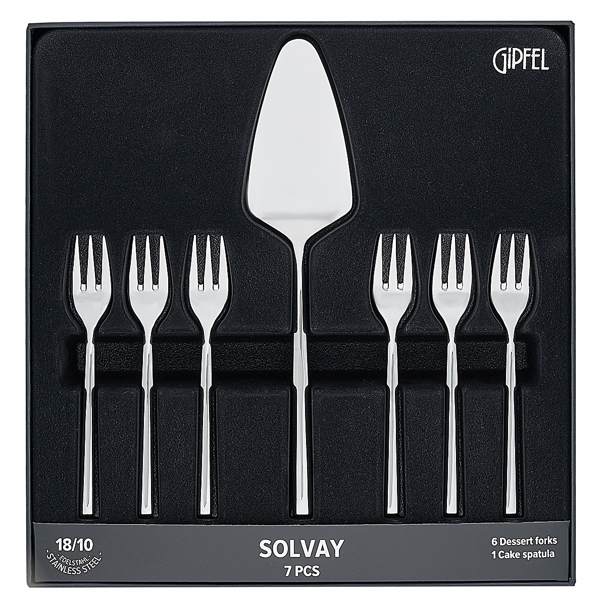Набор столовых приборов для десерта Gipfel Solvay 7 предметов