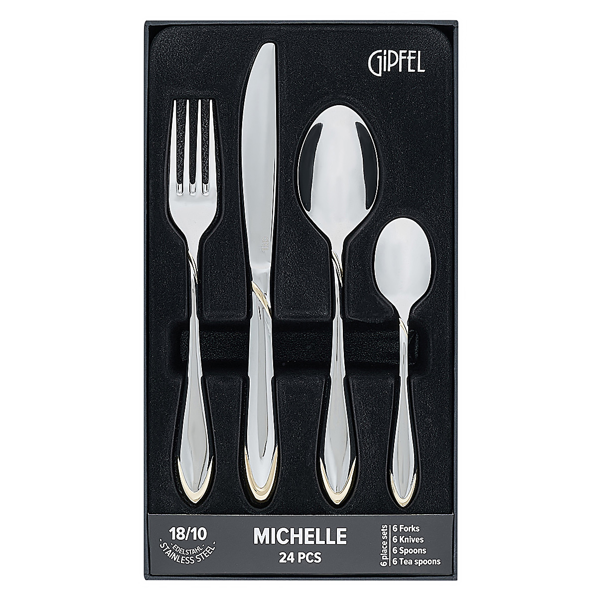 Набор столовых приборов Gipfel Michelle 51237 24 предмета