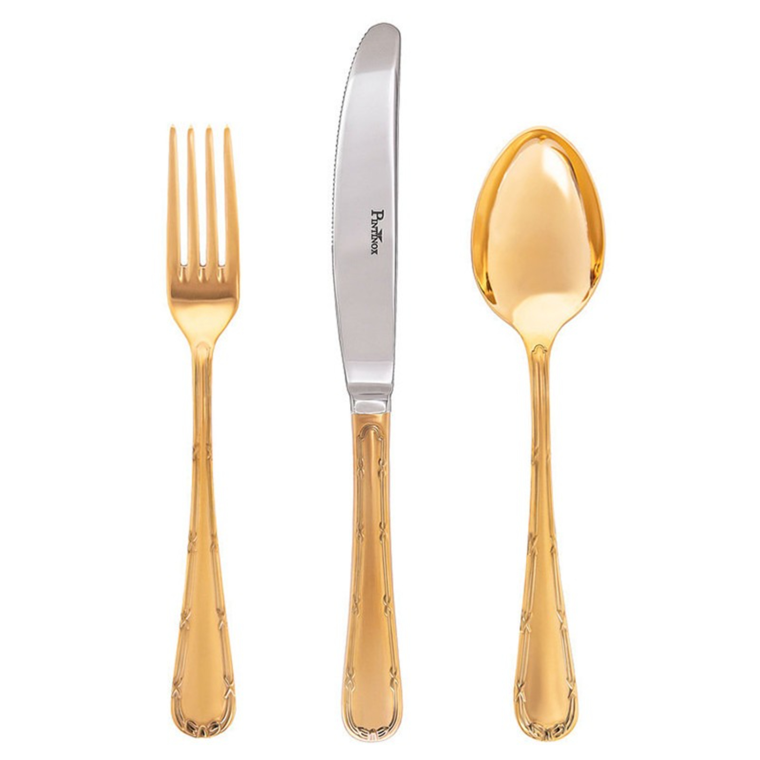 Набор столовых приборов Pintinox Filet gold 24 предмета