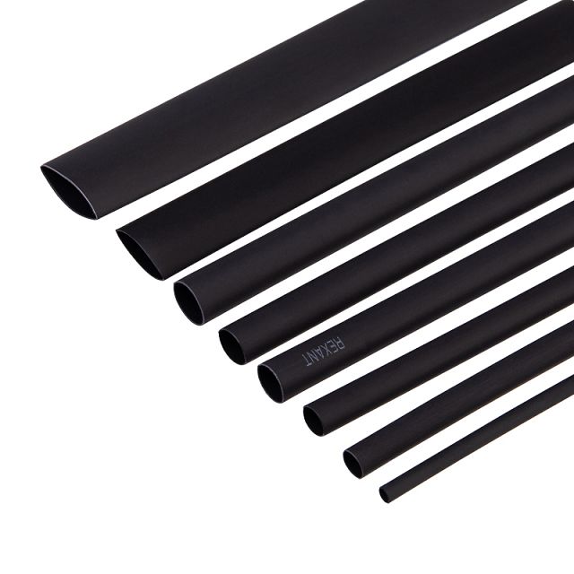 набор термоусаживаемых трубок REXANT клеевые 10см 7шт