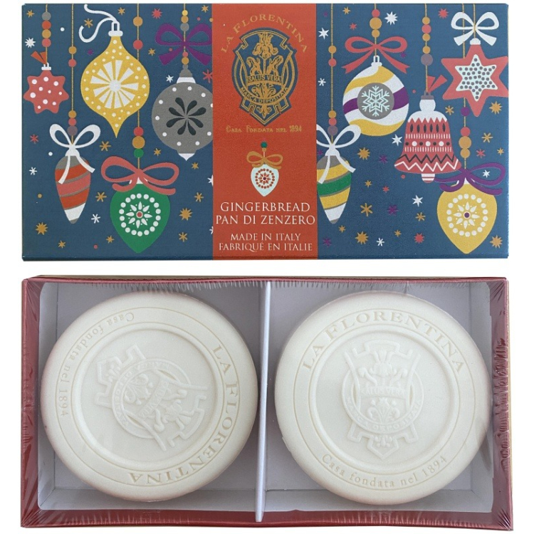 Набор туалетного твёрдого мыла La Florentina Gingerbread 2х115 г