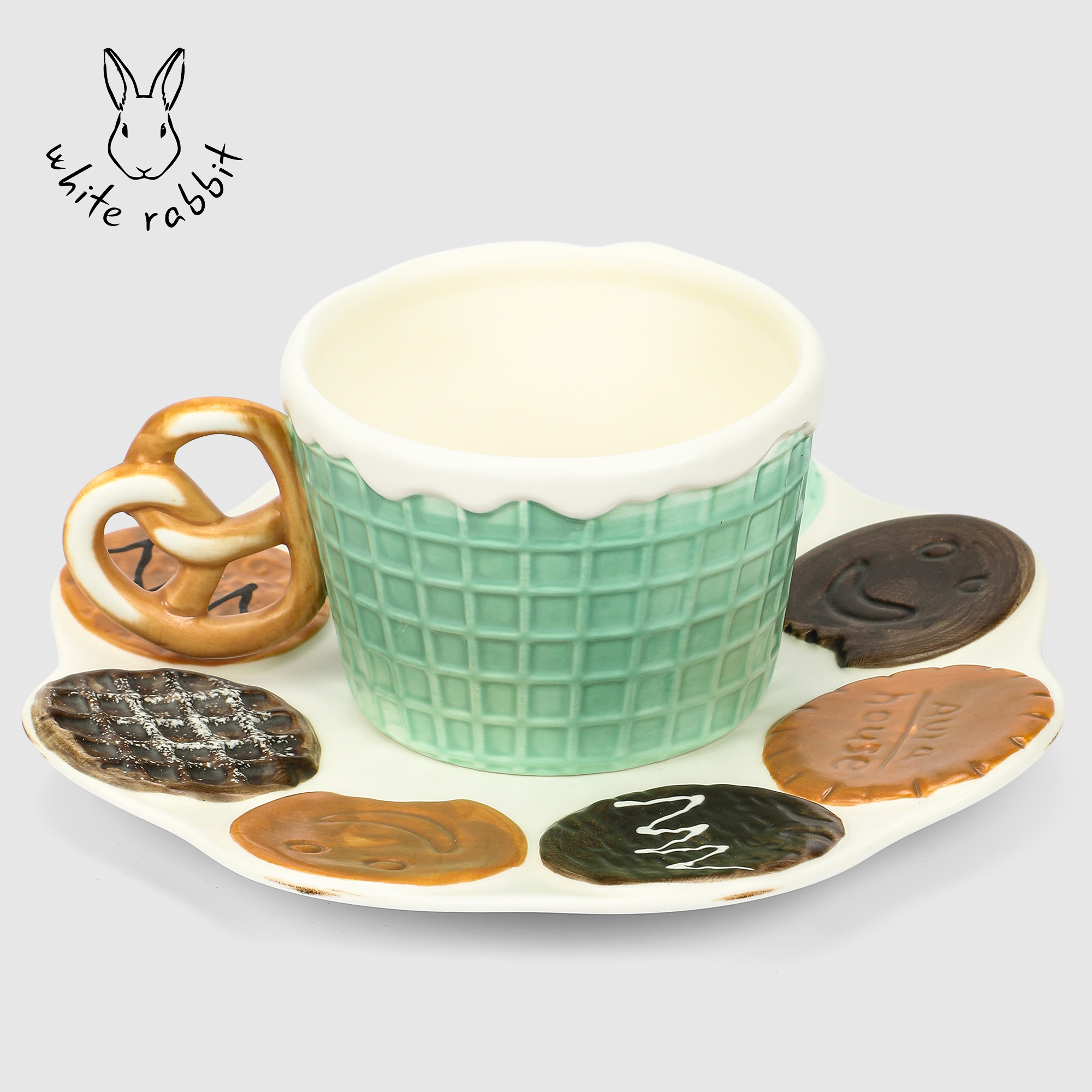 Набор White Rabbit Icing чашка 300 мл и блюдце 20,5 см