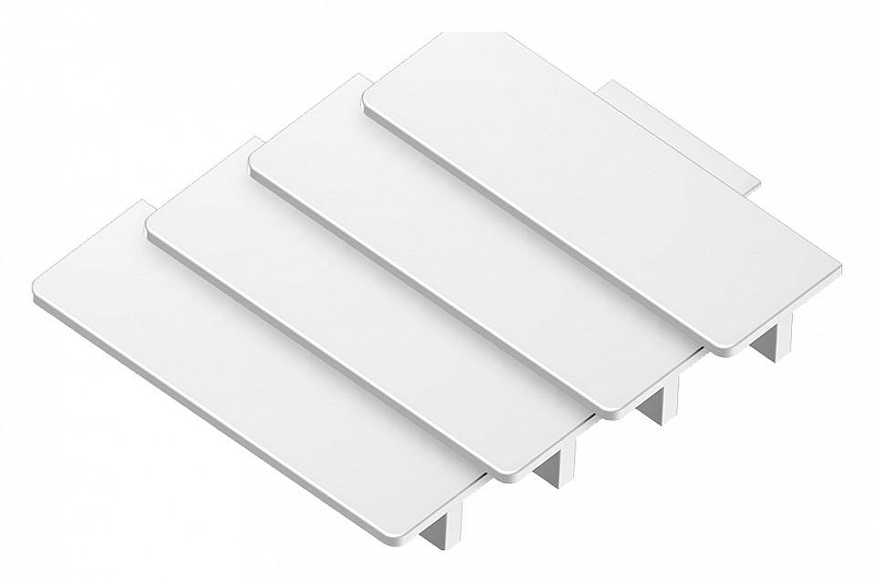 Набор заглушек для профиля Ambrella Light GP GP8160 цвет белый