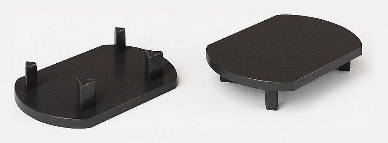 Набор заглушек для трека Elektrostandard Slim Magnetic a064724 цвет арматуры Черный