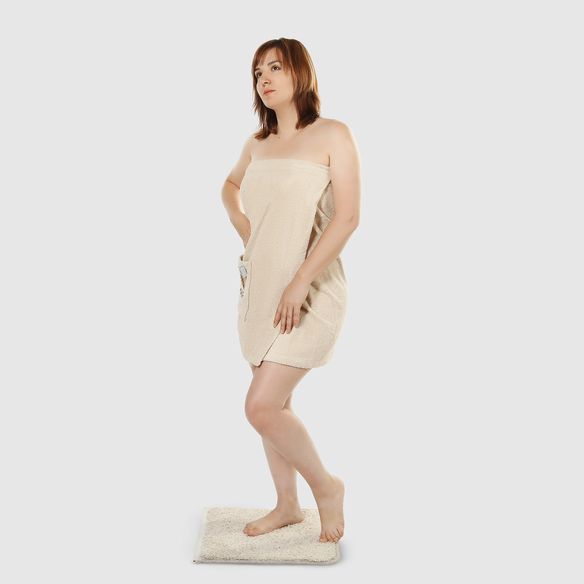 Накидка парео Asil Sauna женская коричневая 70х140 см