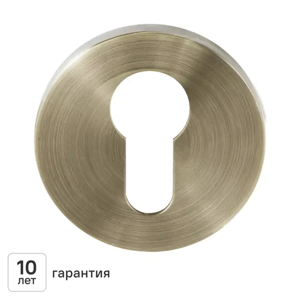 Накладка на замочную скважину KREAFORTA SC-R2 51.6 мм цвет бронза