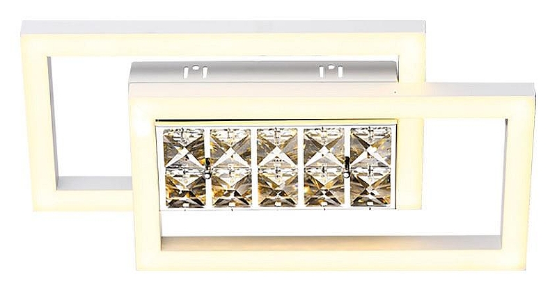 Накладной светильник Ambrella Light FA FA107 цвет плафона/подвески Прозрачный, цвет арматуры Белый