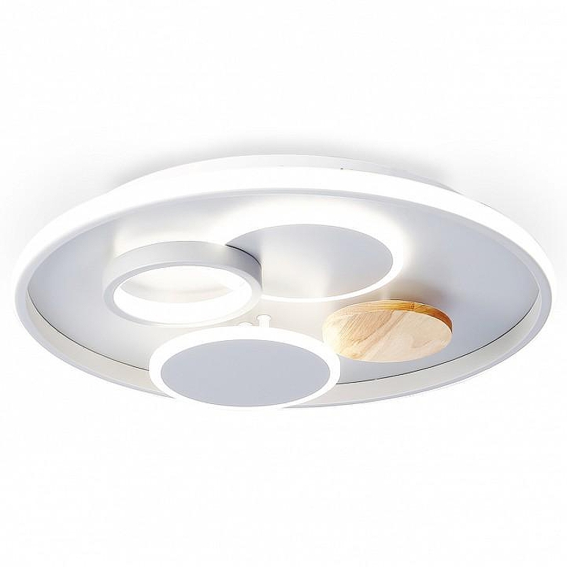 Накладной светильник Ambrella Light FL FL4803 цвет плафона/подвески Белый, цвет арматуры Коричневый, Серый