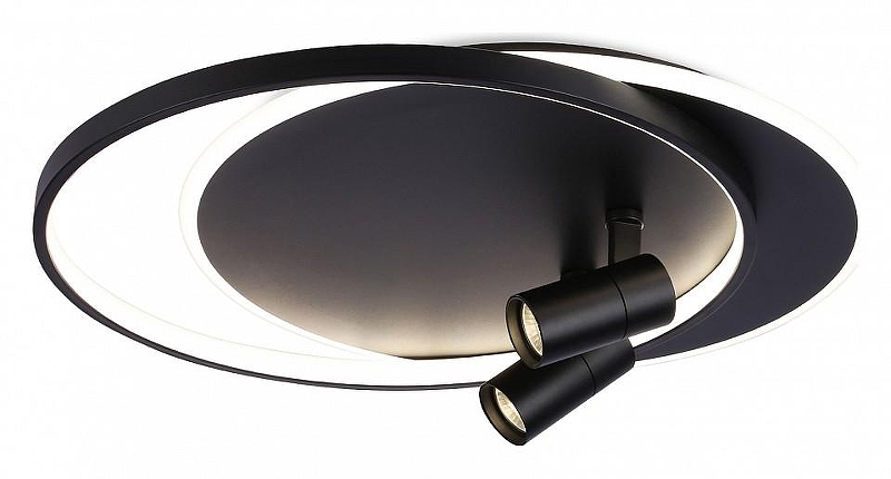 Накладной светильник Ambrella Light FL FL51393 цвет плафона/подвески Черный, цвет арматуры Черный