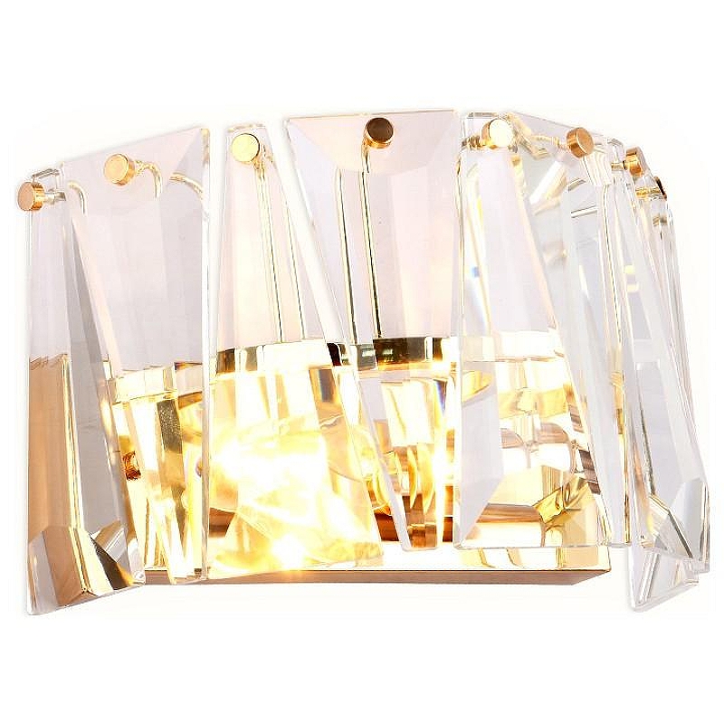 Накладной светильник Ambrella Light TR TR5176 цвет плафона/подвески Прозрачный, цвет арматуры Золото