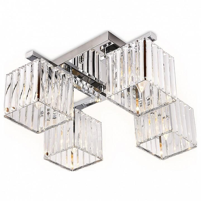 Накладной светильник Ambrella Light TR TR5213 цвет плафона/подвески Прозрачный, цвет арматуры Хром