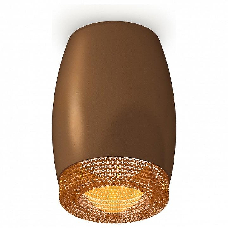 Накладной светильник Ambrella Light XS XS1124011 цвет плафона/подвески Коричневый, цвет арматуры Коричневый