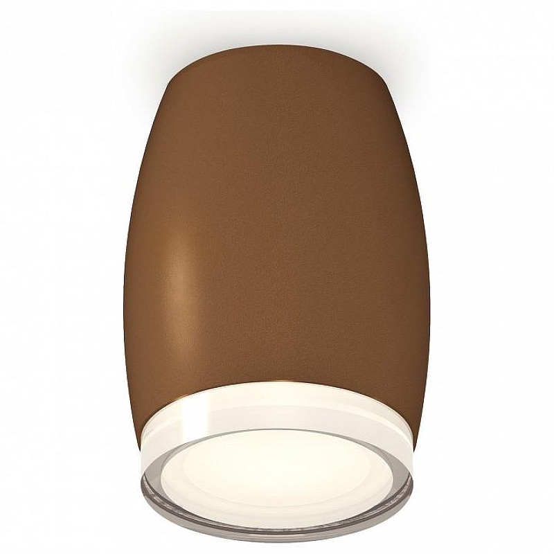 Накладной светильник Ambrella Light XS XS1124021 цвет плафона/подвески Прозрачный, цвет арматуры Коричневый