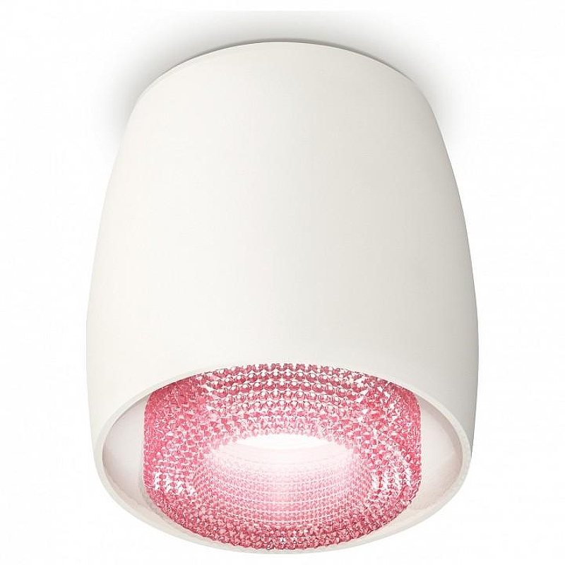 Накладной светильник Ambrella Light XS XS1141022 цвет плафона/подвески Розовый, цвет арматуры Белый