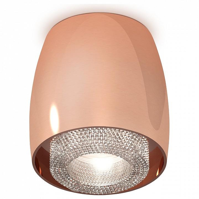 Накладной светильник Ambrella Light XS XS1144010 цвет плафона/подвески Прозрачный, цвет арматуры Бронза
