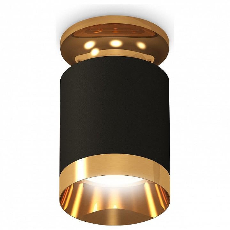 Накладной светильник Ambrella Light XS XS6302160 цвет плафона/подвески Черный, Золото, цвет арматуры Золото