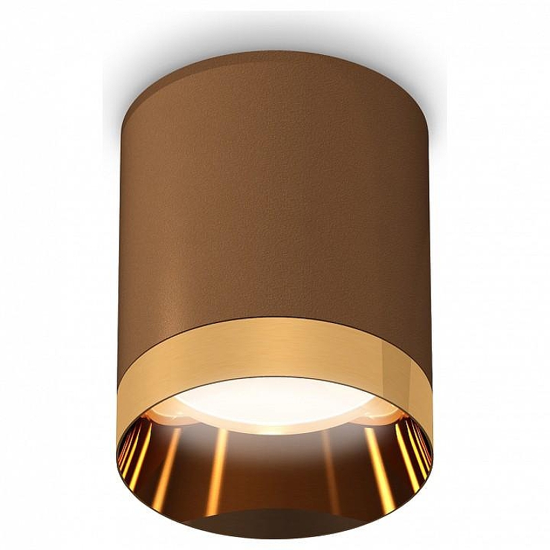 Накладной светильник Ambrella Light XS XS6304011 цвет плафона/подвески Золото, Коричневый, цвет арматуры Коричневый