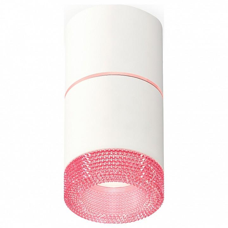 Накладной светильник Ambrella Light XS XS7401222 цвет плафона/подвески Розовый, цвет арматуры Белый