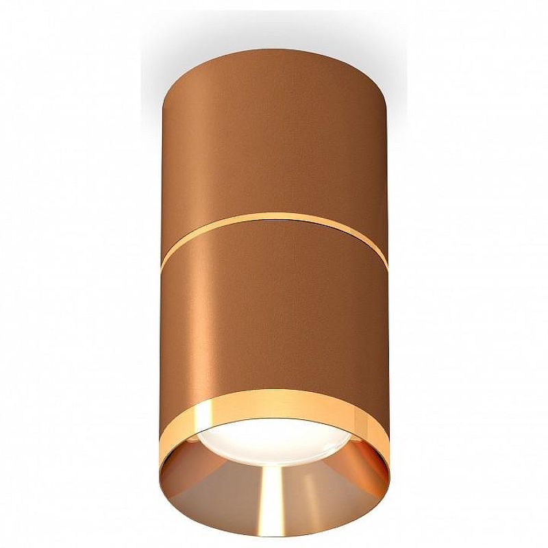 Накладной светильник Ambrella Light XS XS7404061 цвет плафона/подвески Золото, Коричневый, цвет арматуры Коричневый