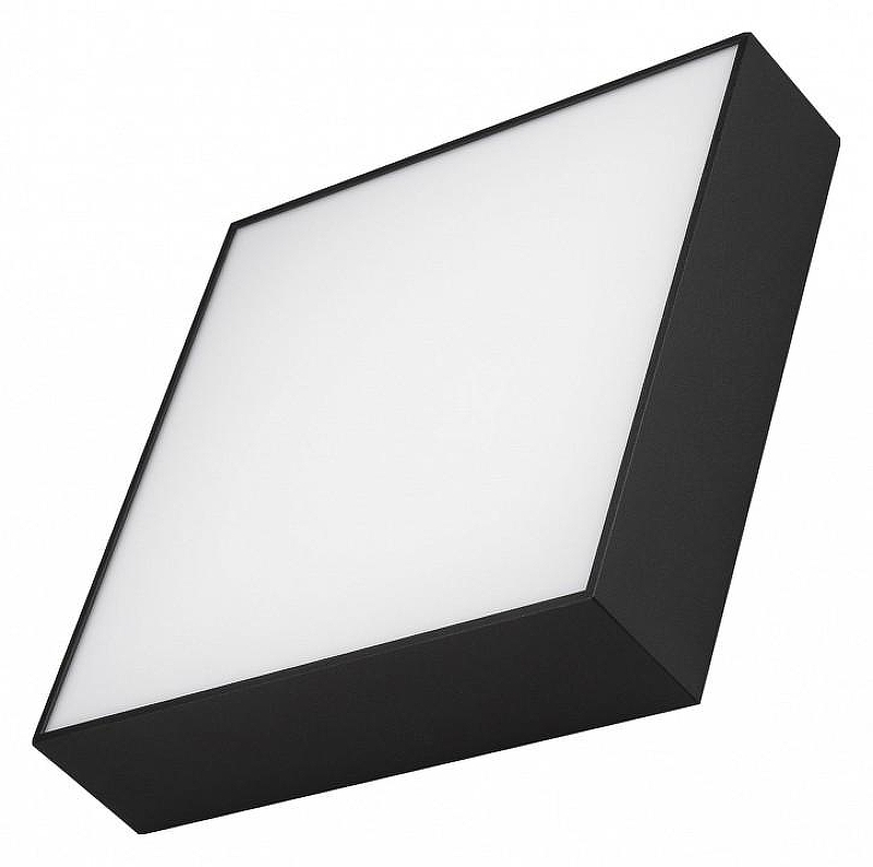 Накладной светильник Arlight QUADRO 034788 цвет плафона/подвески Белый, Черный, цвет арматуры Черный