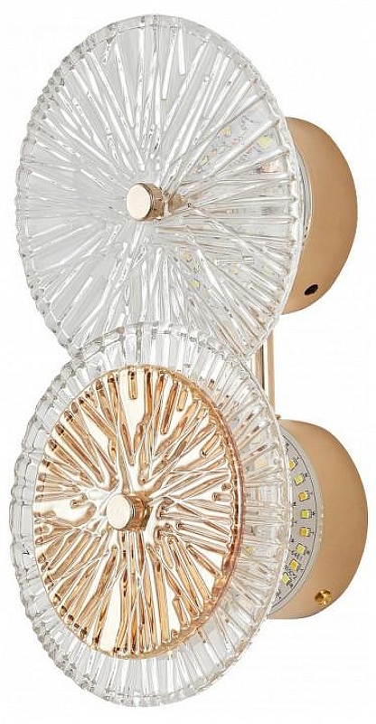 Накладной светильник Arte Milano AM-1252B 2.1252B.D150.H280.LED G цвет плафона/подвески Прозрачный, Шампань, цвет арматуры Золото
