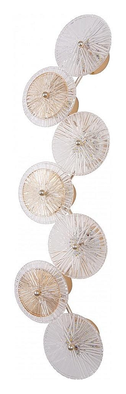 Накладной светильник Arte Milano AM-1252B 7.1252B.D250.H800.LED G цвет плафона/подвески Прозрачный, Шампань, цвет арматуры Золото
