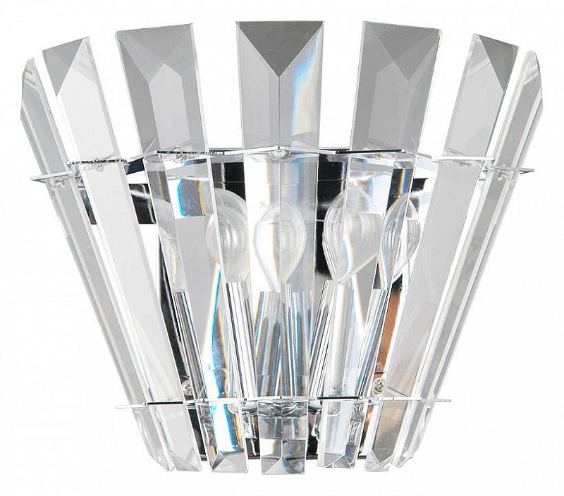 Накладной светильник Artelamp Flor1zel A1072AP-2CC цвет плафона/подвески Прозрачный, цвет арматуры Хром