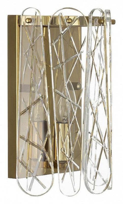 Накладной светильник Citilux Talla CL318412 цвет плафона/подвески Прозрачный, цвет арматуры Золото
