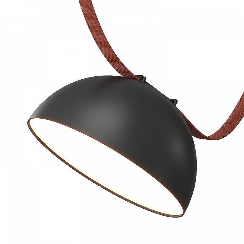 Накладной светильник Denkirs BELTY FLOW DK5561-BK цвет плафона/подвески Черный, цвет арматуры Черный