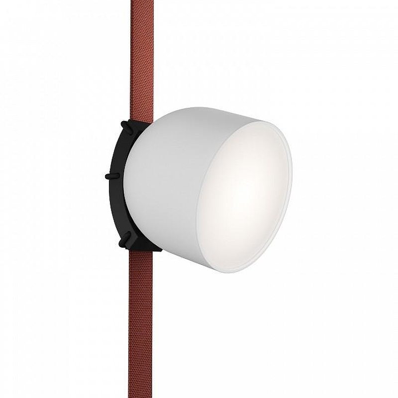 Накладной светильник Denkirs BELTY SPOT DK5542-WH+BK цвет плафона/подвески Белый, цвет арматуры Черный