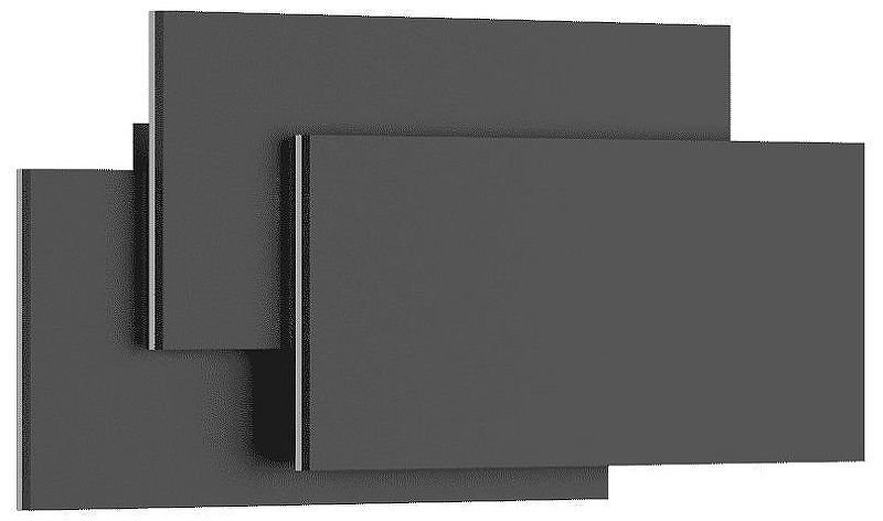 Накладной светильник DesignLed Shade GW-6809-12-BL-WW цвет плафона/подвески Черный, цвет арматуры Черный