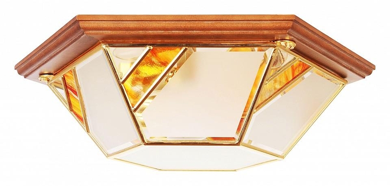 Накладной светильник Doge Luce 1003 1003/3PL-LN.SATINATO M+ROSSO GOLD цвет плафона/подвески Прозрачный, цвет арматуры Золото