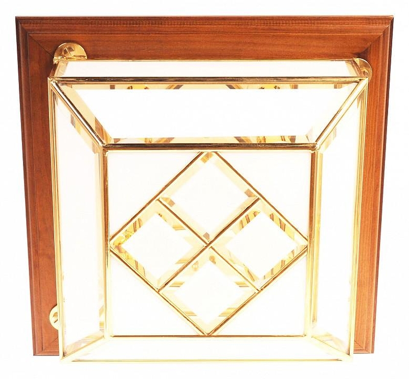 Накладной светильник Doge Luce 956 956/4PL-LN.D (Diffusore M) цвет плафона/подвески Прозрачный, Оранжевый, цвет арматуры Золото