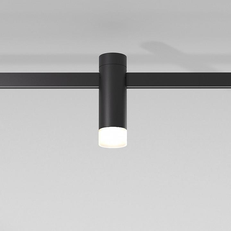 Накладной светильник Elektrostandard Esthetic Magnetic a065417 цвет плафона/подвески Белый, Черный, цвет арматуры Черный