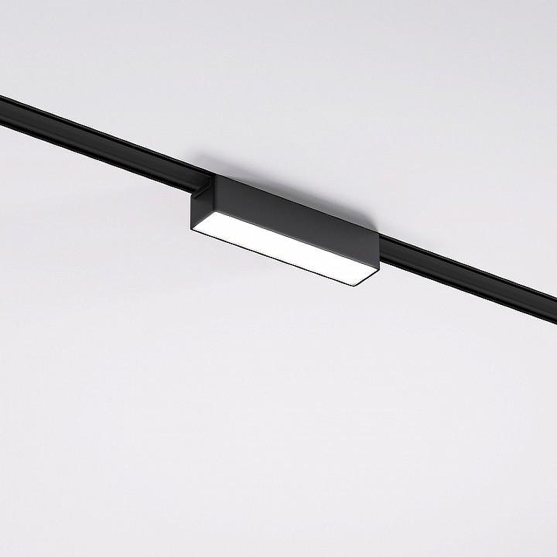 Накладной светильник Elektrostandard Flat Magnetic a063691 цвет плафона/подвески Черный, цвет арматуры Черный