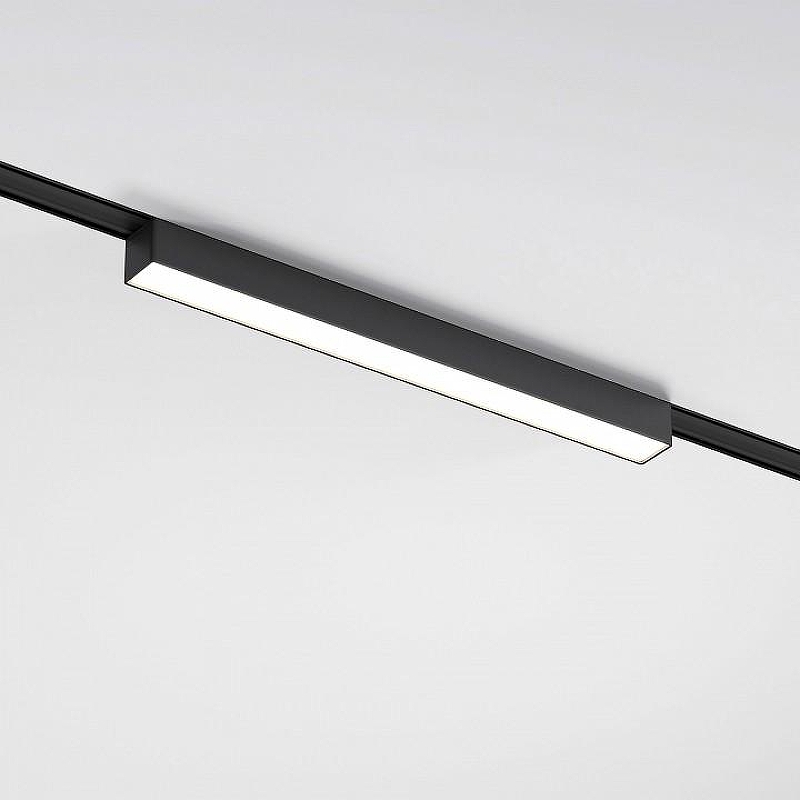 Накладной светильник Elektrostandard Flat Magnetic a063693 цвет плафона/подвески Черный, цвет арматуры Черный