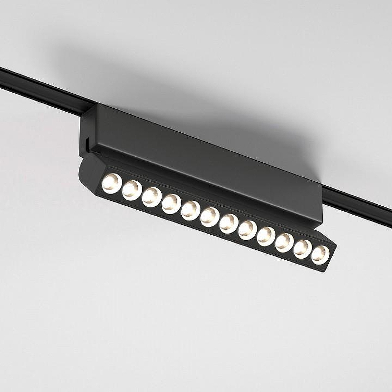 Накладной светильник Elektrostandard Flat Magnetic a063707 цвет плафона/подвески Черный, цвет арматуры Черный