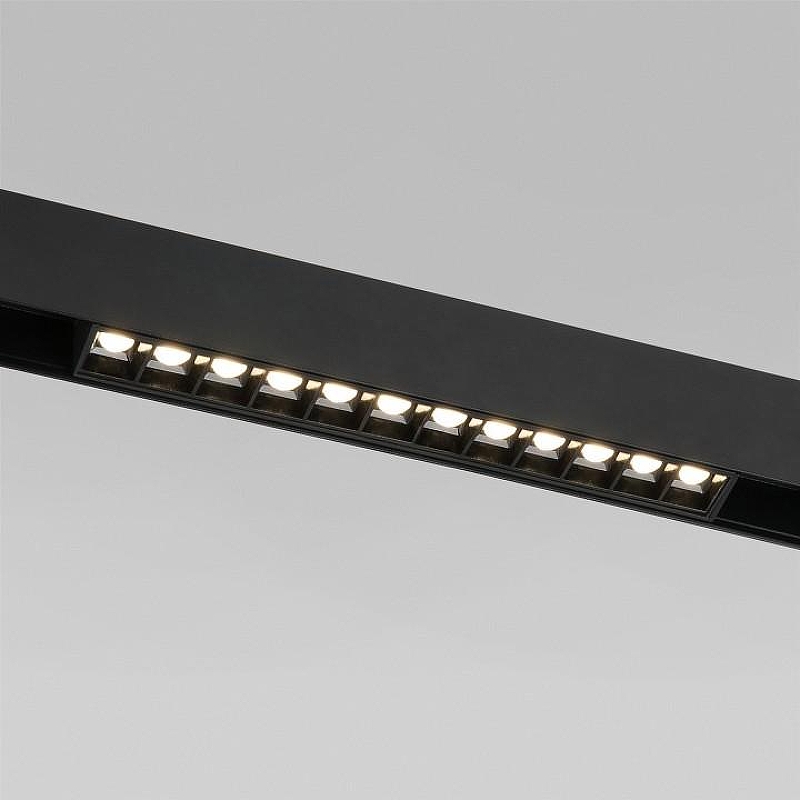 Накладной светильник Elektrostandard Slim Magnetic a057193 цвет плафона/подвески Черный, цвет арматуры Черный